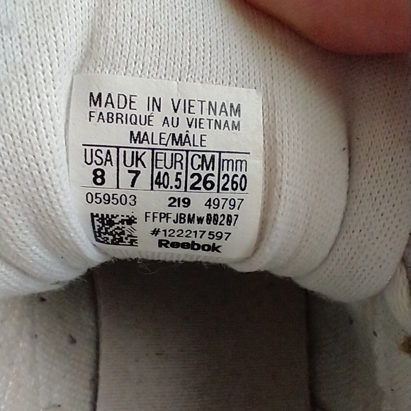 Rebook Classic Leather Shoe Size 8 - Picture 10 of 10